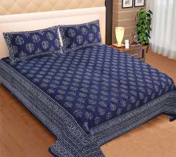 Rajasthani Indian Indigo bedsheet