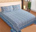 Rajasthani Indian Indigo pure cotton bedsheet