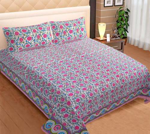  Rajasthani Indigo Cotton Bedsheet 