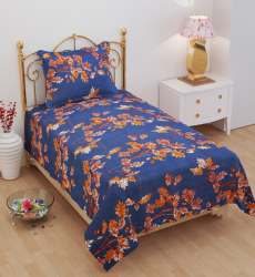 Single Bedsheet Dry Floral Printed Sheet 90x60