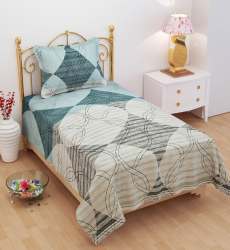Single Bedsheet Geometrical Bedsheet