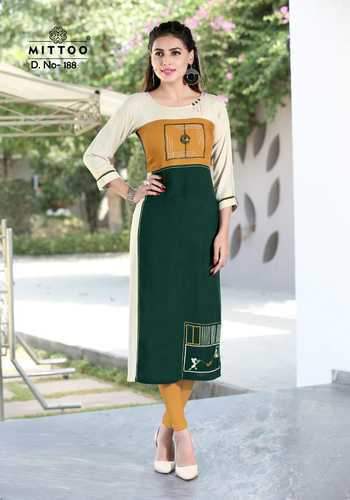 Mittoo Rayon Kurti Collection  by Aruna fashion