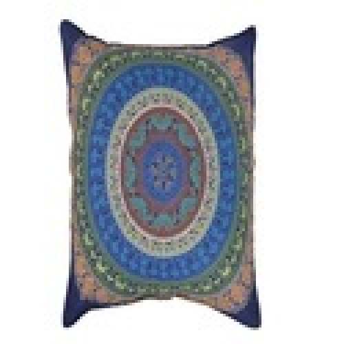Blue Six Colour Of Mandala Cushion Cover