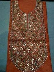 Brown Gotta Pati Kurti