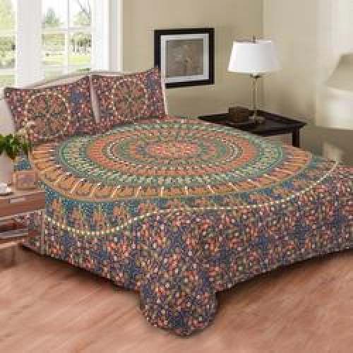 Indian Elephant Print Duvet Doona Cover