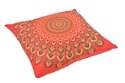 Red Peacock Badmeri Cushion Cover thumb 3