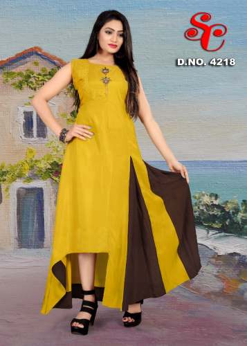 long fancy kurti