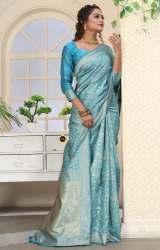 Banarasi Silk  Weaving Saree At Wholesale Rate