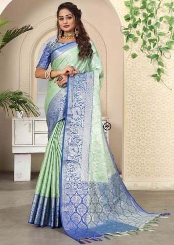 Fancy Kanjivaram Soft Silk Saree For Sale by Shiv Textiles