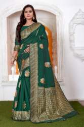 Soft Silk Banarasi Saree For Ladies
