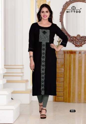 Printed Rayon Kurtis  by Rv Creation