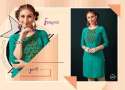 Rayon Embroidered  Kurtis  thumb 2