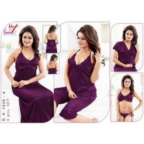 6 piece ladies night wear  by Lee On Impex