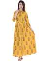 Block Printed Anarkali Kurtis
