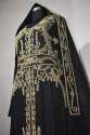 Black Heavy Beaded Abaya Kaftan  thumb 1