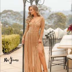 Cocktail Wear Heavy Ladies Western Gown