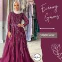 Full Embroidered Evening Western Gown thumb 1