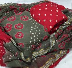 Cotton bandhni material