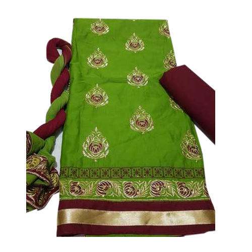 designer embroidery dress material