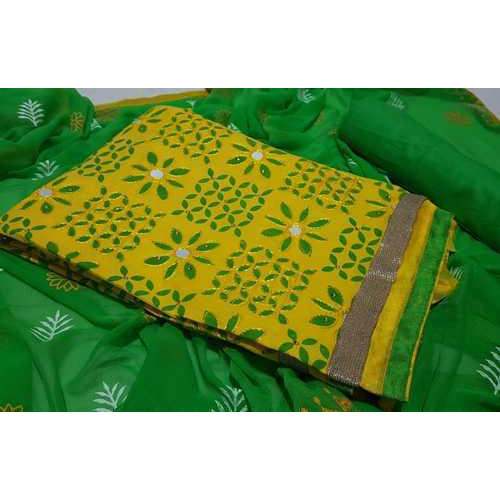 Dori work dress material