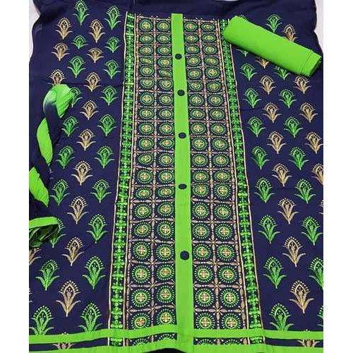 Heavy embroidery work material by Asian Creation