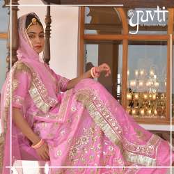 Party Wear Rajputi Dress With Gotta Pati