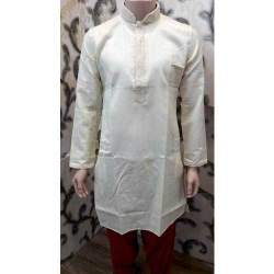 Men White Kurta
