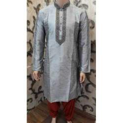Raw Silk Mens Kurta