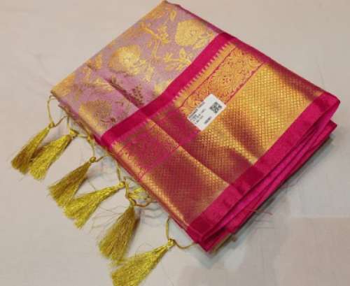 Stylish Tissue Silk Saree  by BHARADIYA SAREES