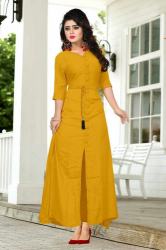 Creta Mustard Gown