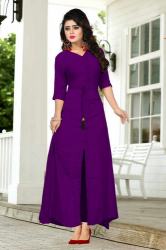 Creta Purple Gown