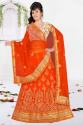 Orange Bridal Lehenga
