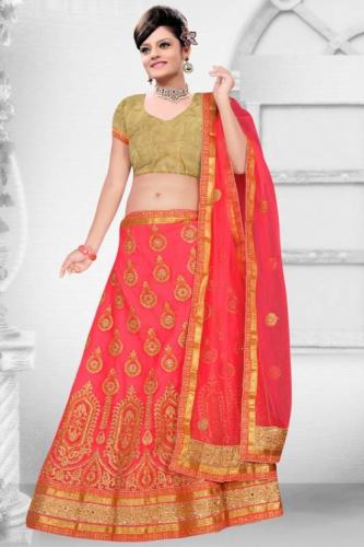Pink Bridal Lehenga