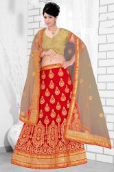 Red Bridal Lehenga3