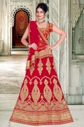 Red Bridal Lehenga4