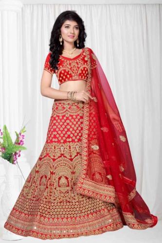 Red Bridal Lehenga6