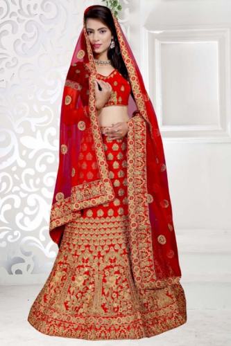 Red Bridal Lehenga8