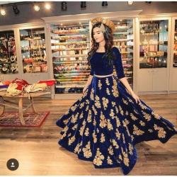 Royal Art Blue Lehenga