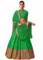 Shakshi Green Lehenga