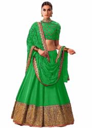 Shakshi Green Lehenga