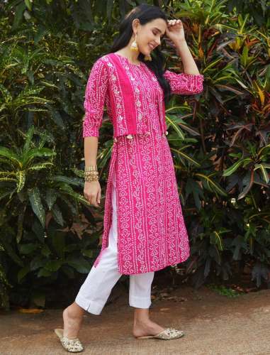 beautiful heavy procen print kurti 