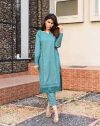 Beautiful kurta set fancy cutwork