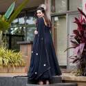 BLACK GOWN DUPATTA SET thumb 1