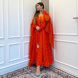 FANCY KURTI WITH PENT DUPATTA