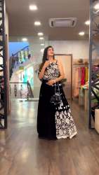 BUY NEW COLLECTION FANCY SLEEVE GOWN WITH BELT