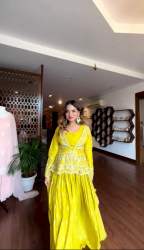  Heavy Embroidery And 5mm Sequence Work 