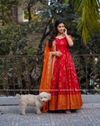 HEAVY ZARI SILK WITH DIGITAL PRINT