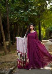 launching  wine Maxi  Beautiful Figure  Dupptta 