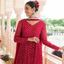 NEW DESIGNER EMBROIDERED ANARKALI GOWN  thumb 4