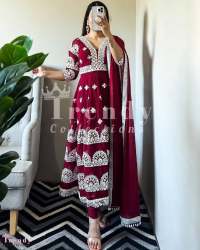 NEW LAUNCHING GOWN WITH DUPATTA